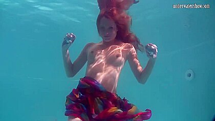 Redhead Baby Nikita Vodorezova Underwater...