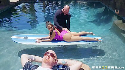 Shameless Wife Seduces And Fucks Her Surf Instructor And Johnny Sins...