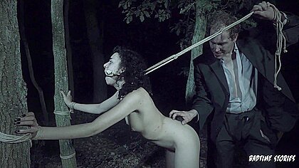 Ronny Rosetti And Khadisha Latina In Halloween Bdsm Story In The Forest With Kha