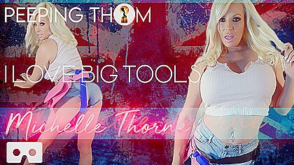 Michelle Thorne - I Love Big Tools Hard Colour; Huge Tits Blonde Solo