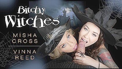 Misha Cross And Vinna Reed In Bitchy Witches Pov Sexy Spell...