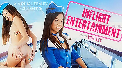 Vina Skyy In Inflight Entertainment - Seductive Stewardess