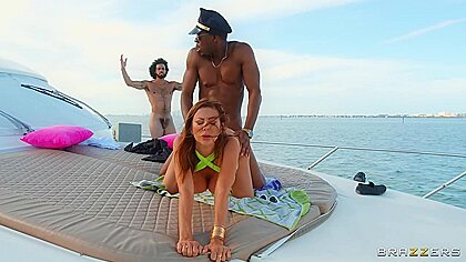 Jonathan Jordan, Alexis Fawx And James Angel In Anal Trio Party On The Boat