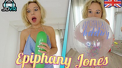 Balloon popping with b2p hot amateur...
