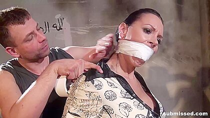 Petra Hogtied Tapegagged Stripped...