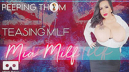 Mia milf in teasing and touching...