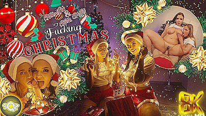 Silvia Dellai And Sofia Rae In Fucking Christmas Christmas Special...