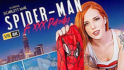 Spider xxx parody redhead pov scarlett...