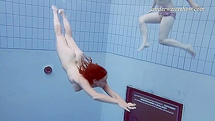 Sexy Nudist Babes Underwater...